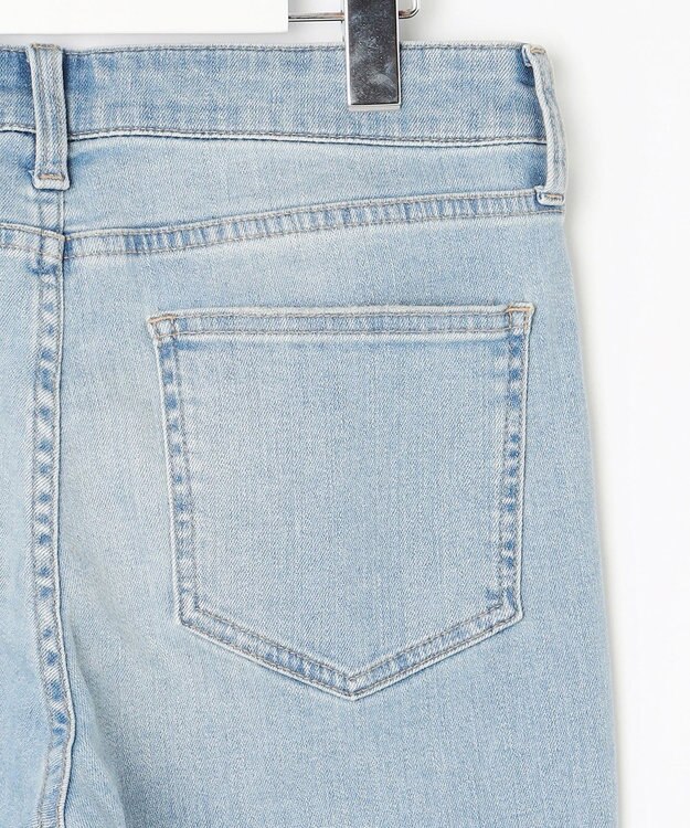 J.PRESS LADIES S 【洗える】BASIC STRETCH DENIM スキニー パンツ ブリーチ系