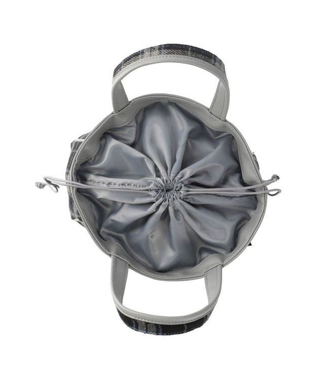 ROOTOTE 1344【フェルト生地】LT.スクエア.ドットチェック-A 01：ブラック