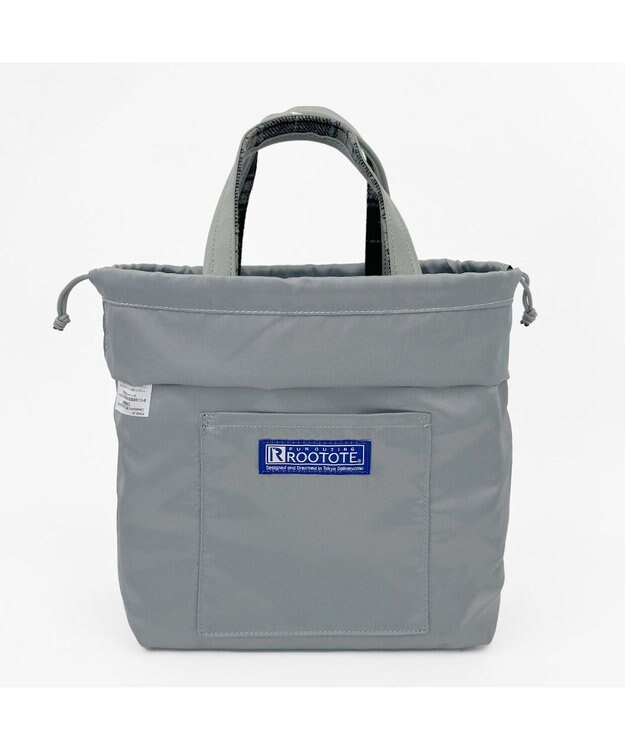 ROOTOTE 1344【フェルト生地】LT.スクエア.ドットチェック-A 01：ブラック