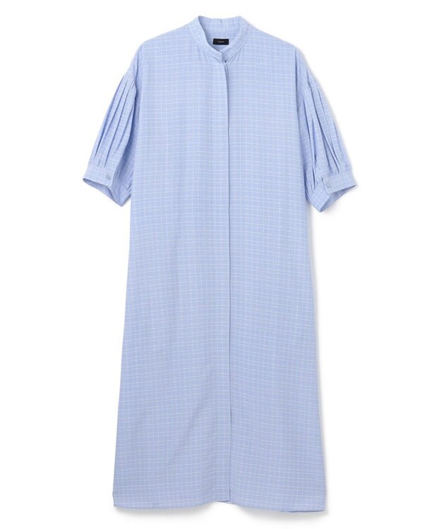 JOSEPH 【洗える】アクロスプリント　ドレス Sky blue