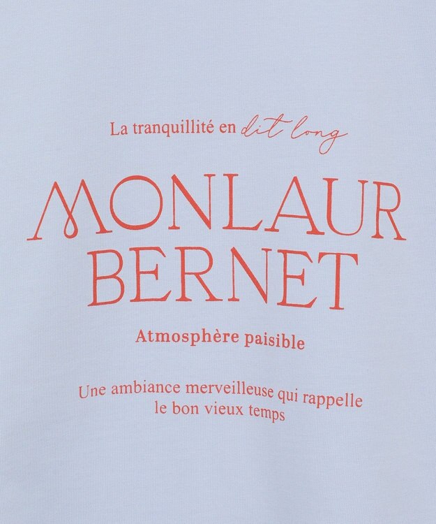 Green Parks ＢＰ　フェミニンロゴレギュラーＴシャツ Sax