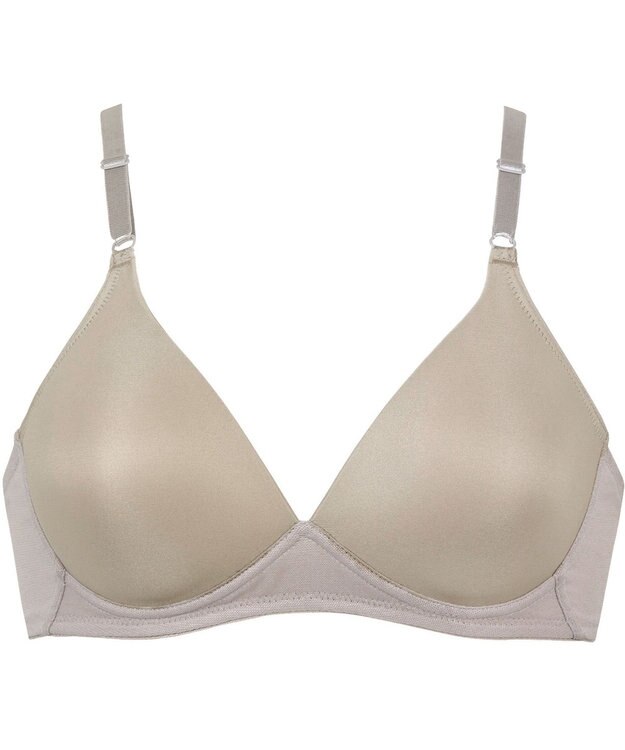 Wing ノンワイヤーブラ 【Ｔシャツブラ】 アウターにひびきにくい 自然にボリュームアップ KB1522 ウイング／ワコール オリーブ