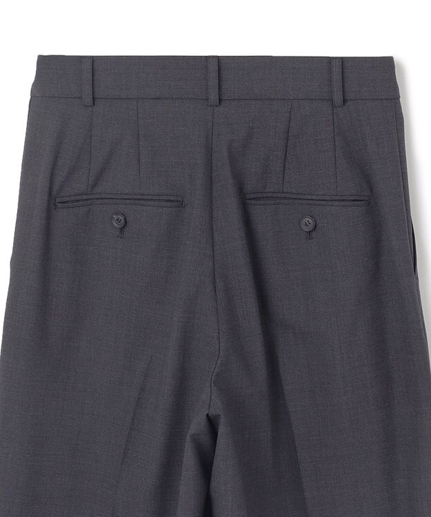 BEIGE， 【洗える】LAVAL / ワイドタックパンツ C.Gray