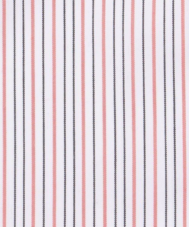 J.PRESS LADIES BEZハイネック フリル デコカラー ホワイト×ピンク×スレート系