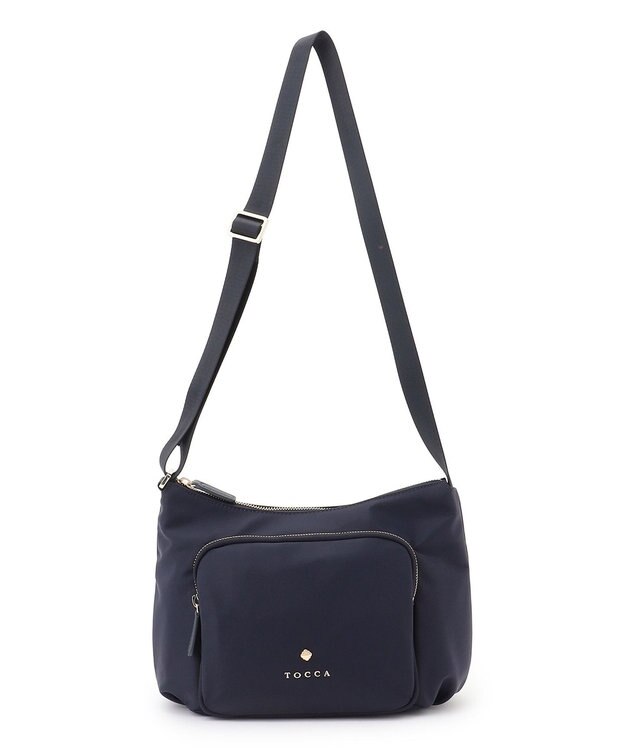 TOCCA 【八木アリサさん着用】OPENING SENSE NYLONBAG ショルダーバッグ ネイビー系