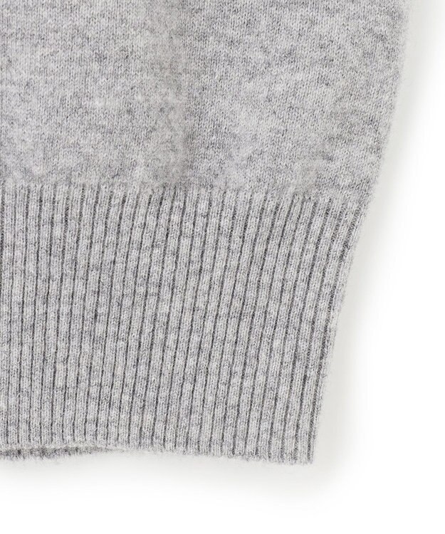 23区 L 【滝沢眞規子さん着用/Oggi掲載/洗える】ピュアカシミヤ タートルネック ニット ライトグレー系