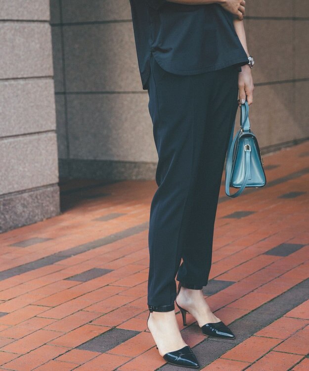 #Newans 【新色登場！】美シルエットセンタープレスパンツ ネイビー系