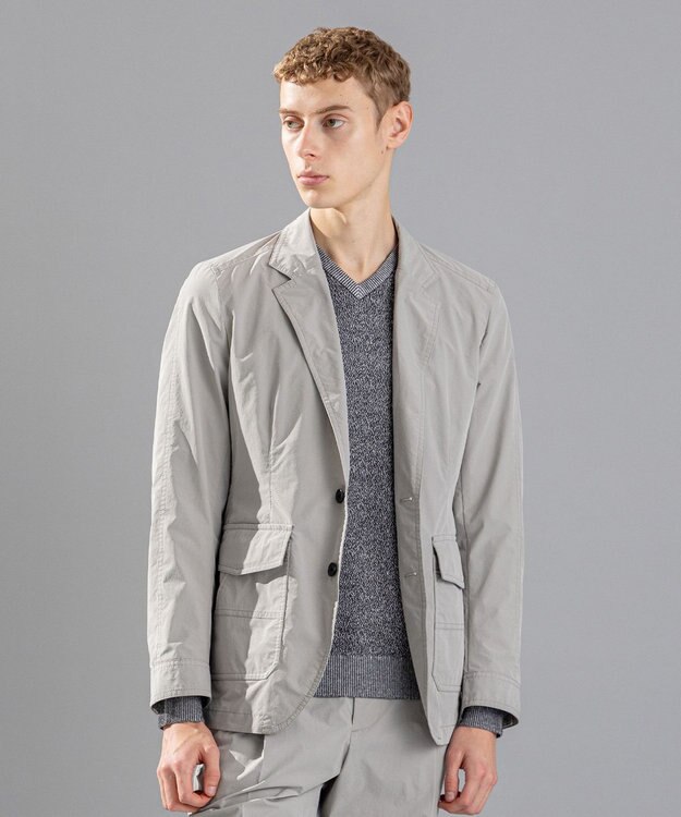 JOSEPH HOMME スプリットピーチクロス　ジャケット ライトグレー系