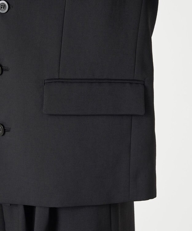 NAVE 【ReNAVE・洗える/UVカット】スパンポリエステル ジャケット ブラック系