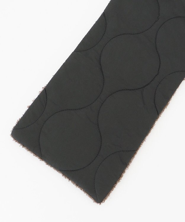 J.PRESS YORK STREET 【UNISEX】キルトマフラー カーキ系