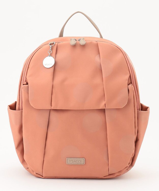 Y'SACCS 【EC店舗限定！】ドットジャカード リュックサック コーラル