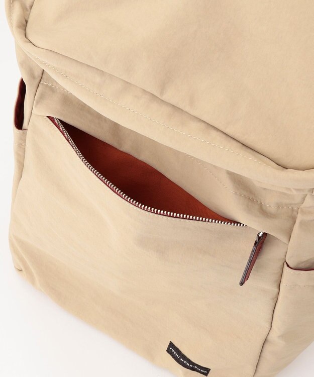 YUSHI Square - RUCKSACK  リュック【撥水/ナイロン】 ベージュ