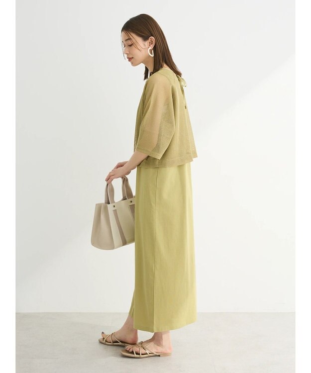 Green Parks ＳＥＴ２点　メッシュ＋ノースリーブワンピース Green