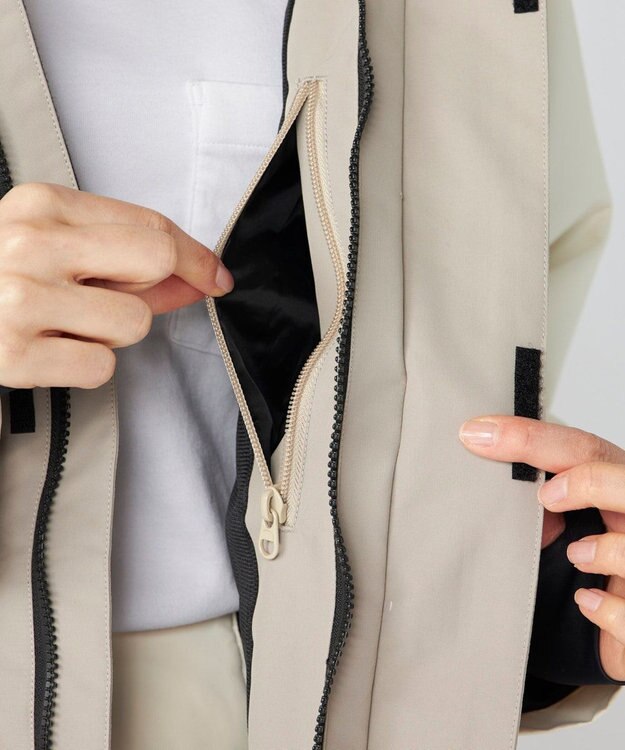 OP／FILA 【ocean pacific】スノーウェア NEWスタンダードジャケット オフホワイト