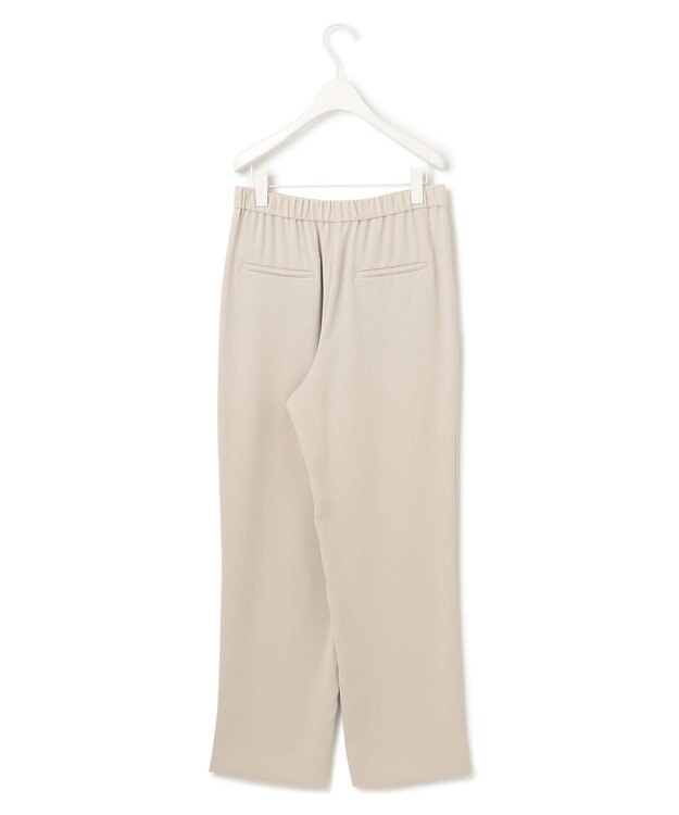 ICB L 【WEB限定カラーあり・洗える】 ライトダブルクロス ストレートパンツ トープ系