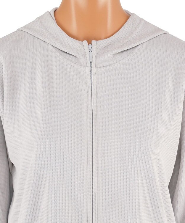 San-ai Resort（三愛水着楽園） 【UPF50＋】　サーマルラッシュパーカー　M・L　【Reir（レイール）】 ライトグレー