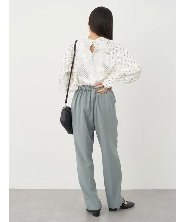 earth music&ecology ２ｗａｙピンタックテーパードパンツ Mint