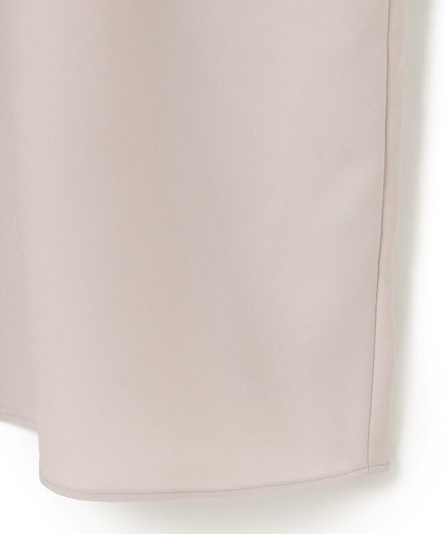 JOSEPH 【洗える】ノーブルサテン　シャツドレス Beige