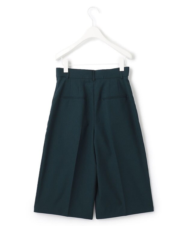 ICB 【洗える】 ウールマットウース ショートパンツ パイングリーン系