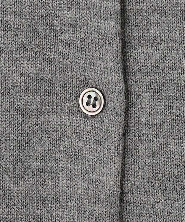 J.PRESS LADIES 【洗える】アーガイルツイン ニット グレー系