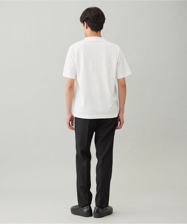 UNFILO MENS 【OCEANS 雑誌・web・YouTube 掲載】WOOL TOUCH 機能美パンツ スリム【東レ開発のウール見え高機能素材】 ブラック