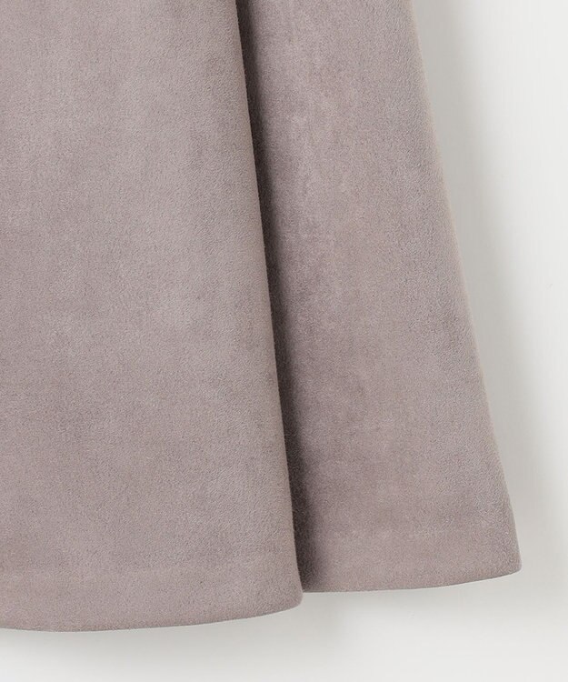 ANY SIS 【洗える】スエードライクビット スカート モカグレー