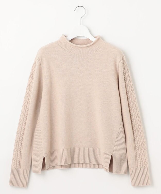 J.PRESS LADIES L 【洗える】CAT プルオーバー ニット ベージュ系