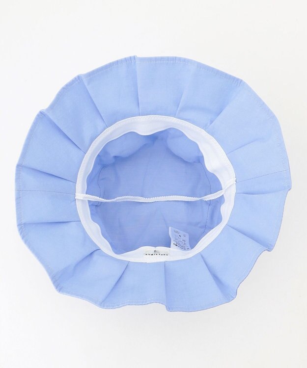 組曲 KIDS 【Mサイズ】レースコンビ サマーハット サックスブルー系