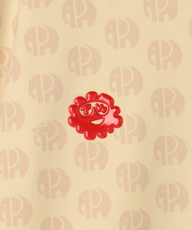 PW CIRCULUS 【MEN】エレファント ドットモックネック ゴルフ ベージュ系5