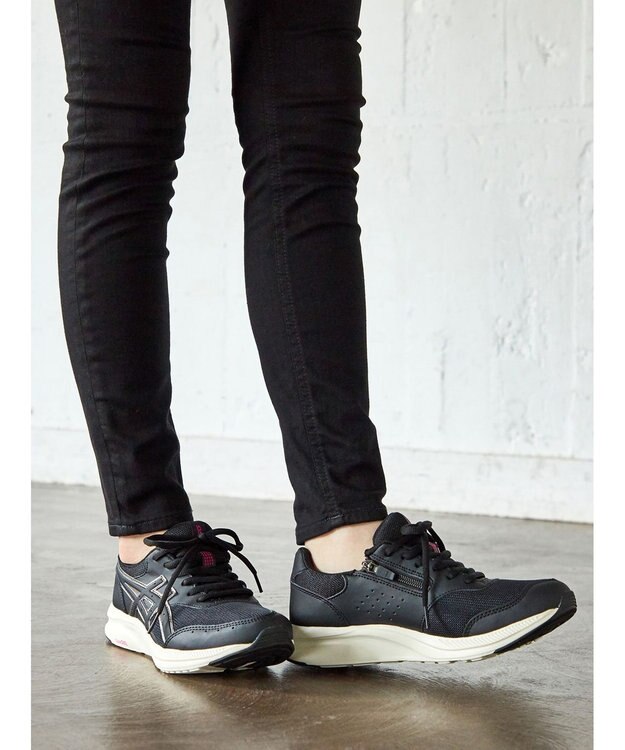 ASICS WALKING ゲルファンウォーカー W054 3E相当 ブラック系