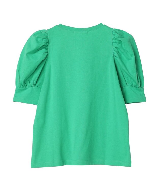 Green Parks ・ＳＵＧＡＲ　ＳＰＯＯＮ　ギャザーパフＴシャツ Green