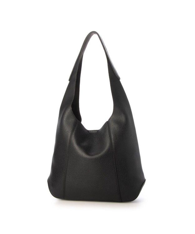 UNBILLION カシュカシュ cachecache / 厚手合皮ホーボーバッグ ブラック