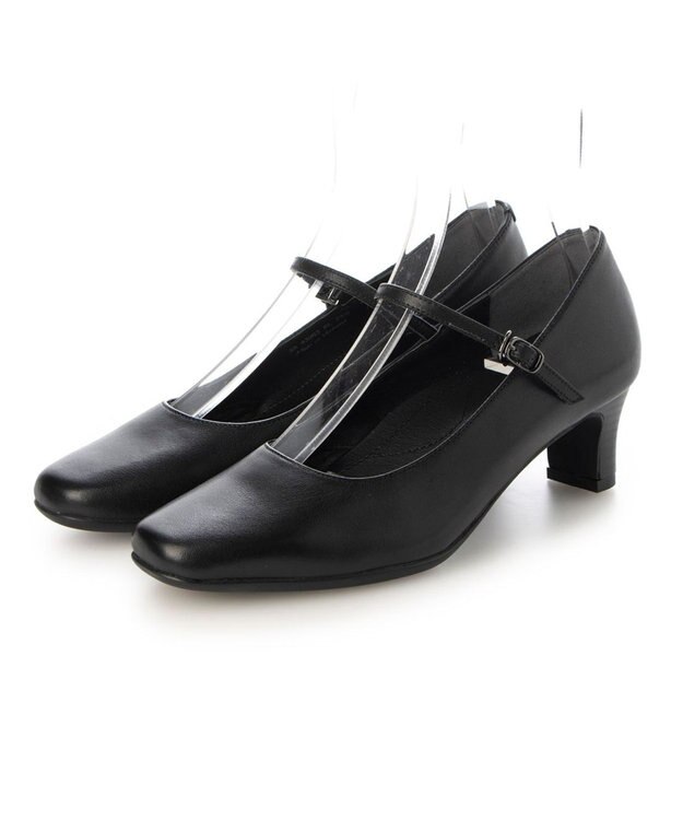 ing <ing>【3E】スクエアトゥパンプス ブラック
