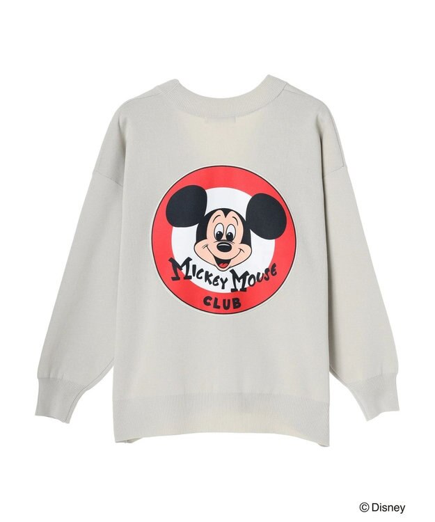 Green Parks ミッキーマウス・クラブ／パッチワークカーディガン Light Gray