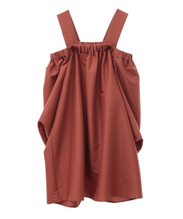 Green Parks ２ｗａｙバルーンスリーブブラウス Orange