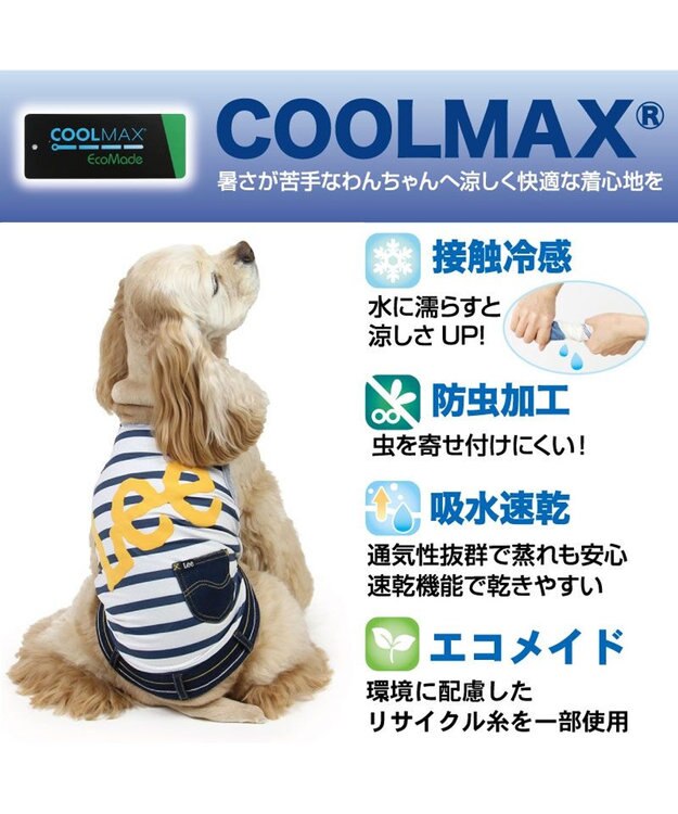 PET PARADISE  Ｌｅｅ エコメイド タンクトップ 《ボーダー柄》 中型犬 大型犬 ボーダー柄