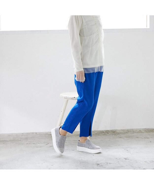 Riz raffinee <Riz raffinee>厚底スリッポンスニーカー グレーキジ