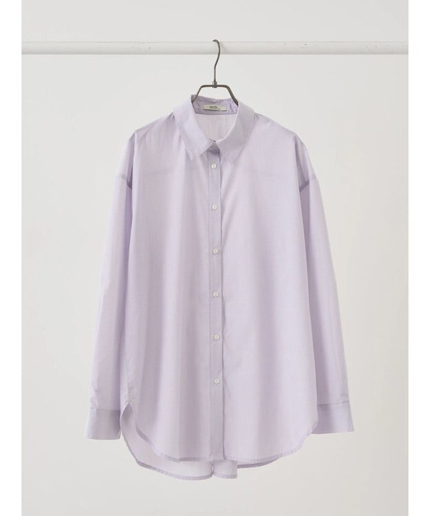 earth music&ecology ＴＲキュプラレギュラーシャツ Lavender