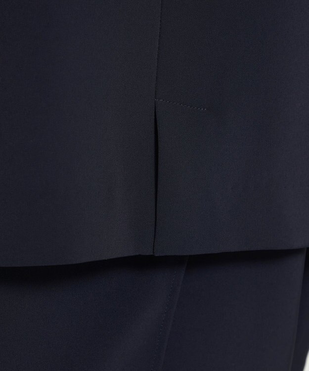 uncrave クールタッチツイル ショートジャケット ダークネイビー