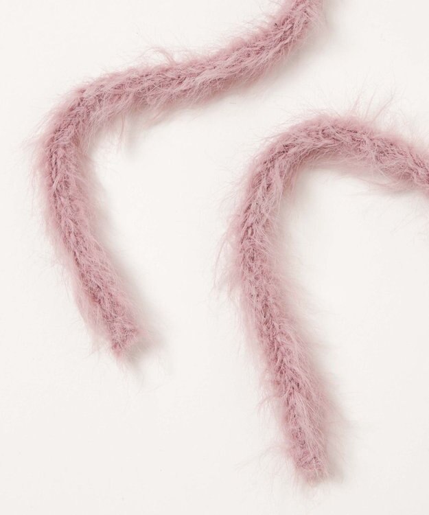 WEGO シャギーイヤーフラップニットキャップ ライトピンク