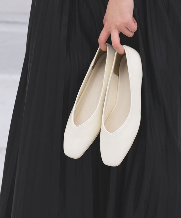 BONTRE 【MIONOTIS/ミオノティス】Vカットラインパンプス/DR24 ベージュ