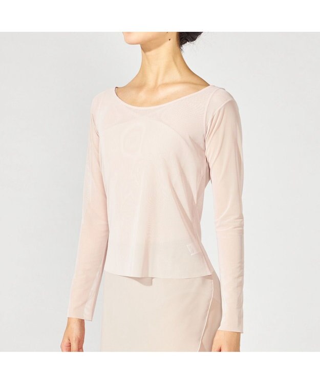 Chacott チュールトップ ヨーロピアンピンク