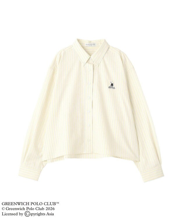 Green Parks GREENWICH POLO CLUB(TM)クロップドシャツ Yellow