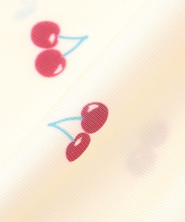 ANY KIDS 総柄 セパレート水着 エクリュ×ピンク（サクランボ）