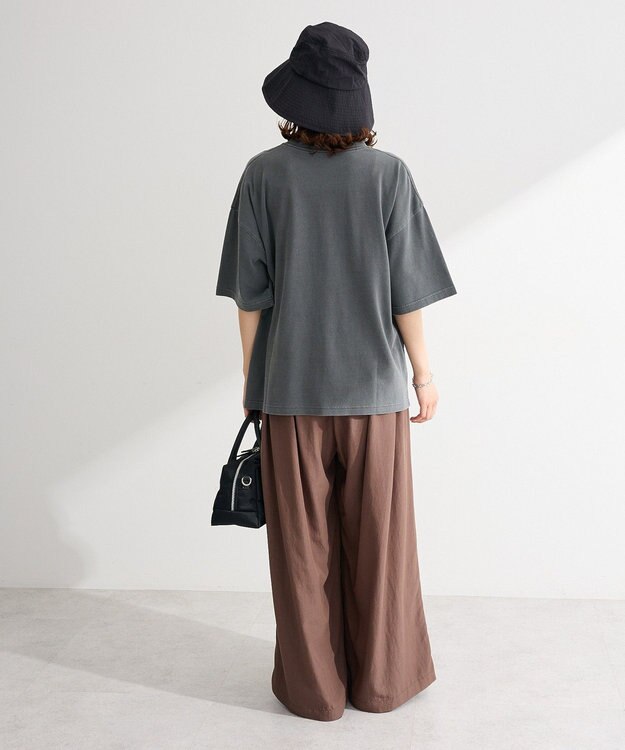 Green Parks ピグメントロゴＴシャツ Charcoal Gray
