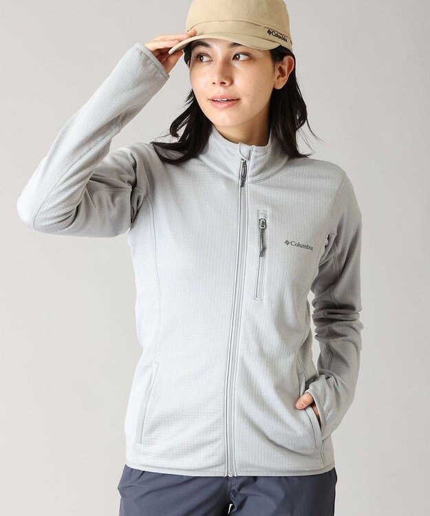 Columbia Columbia/ ウィメンズエッセンシャルハイクグリッドフリースフルジップ /コロンビア Columbia Grey Columbia Grey
