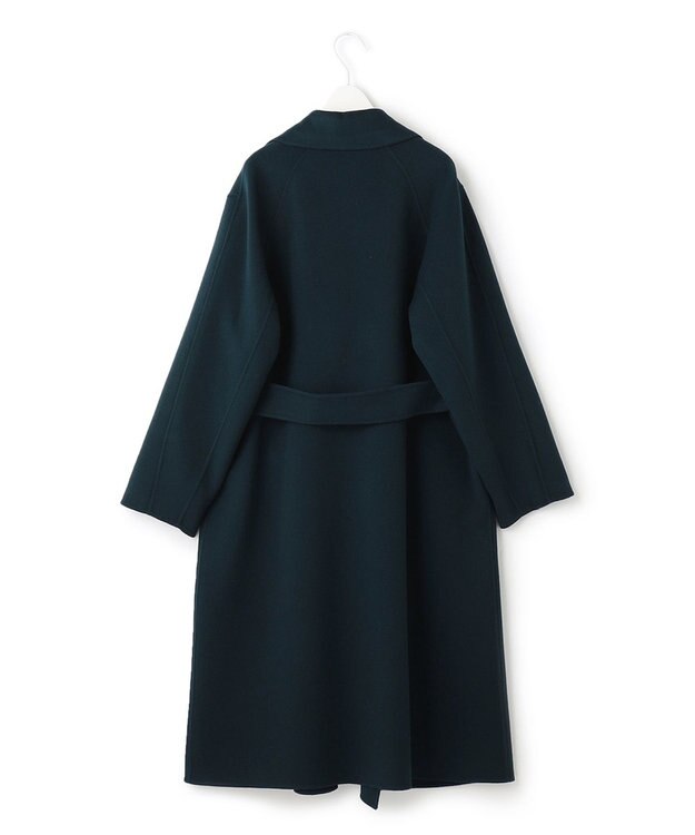 ICB ウールリバー ロングトレンチコート パイングリーン系