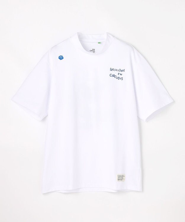 PW CIRCULUS 【MEN】DOVE グラフィックモックT ゴルフ ホワイト系