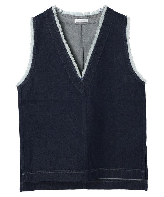 Green Parks Ｖネックフリンジベスト One Wash
