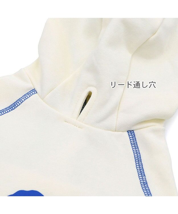 PET PARADISE Lee ステッチパーカー 《ホワイト》 小型犬 ホワイト